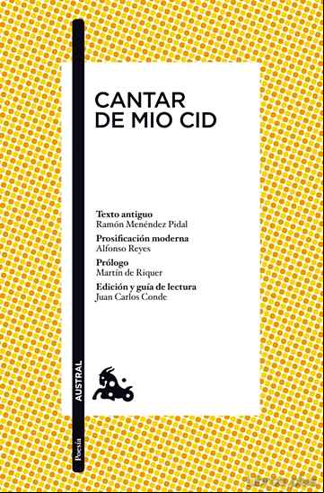 Descargar gratis ebook CANTAR DEL MIO CID en epub