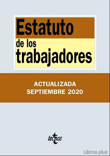Descargar gratis ebook ESTATUTO DE LOS TRABAJADORES (35ª ED.) en epub