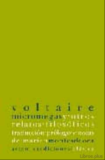 Descargar ebook MICROMEGAS Y OTROS RELATOS FILOSOFICOS