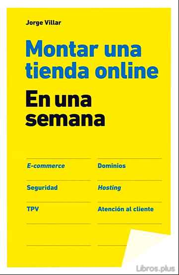 Descargar ebook MONTAR UNA TIENDA ONLINE EN UNA SEMANA en epub