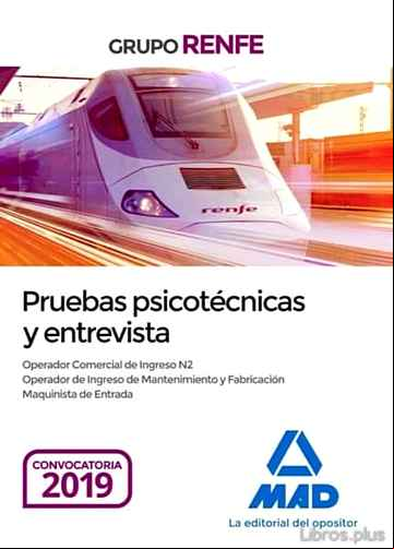 Descargar ebook PRUEBAS PSICOTÉCNICAS Y ENTREVISTA. GRUPO RENFE en epub