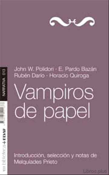Descargar ebook VAMPIROS DE PAPEL